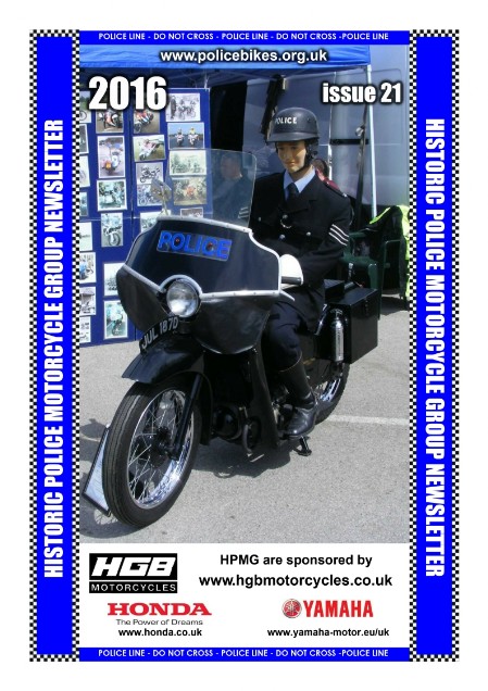 Cover of HPMG Newsletter Issue 21 - 2016